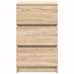 vidaXL Bedside Cabinet with 3 Drawers Sonoma Oak 39x35x65 cm bedside table - Additional view 5