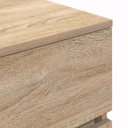 vidaXL Bedside Cabinet with 3 Drawers Sonoma Oak 39x35x65 cm bedside table - Additional view 8