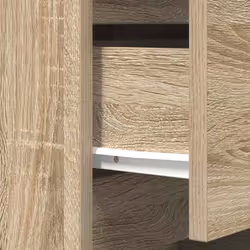 vidaXL Bedside Cabinet with 3 Drawers Sonoma Oak 39x35x65 cm bedside table - Additional view 9