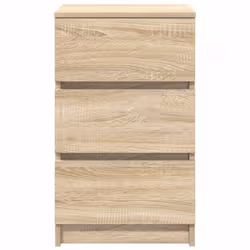 vidaXL Bedside Cabinets with 3 Drawers 2 pcs Sonoma Oak 39x35x65 cm - Additional view 6