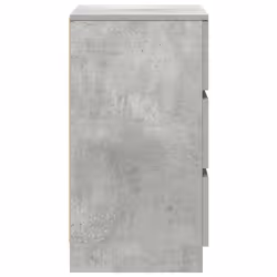 vidaXL Bedside Cabinet with 3 Drawers Concrete Grey 39x35x65 cm bedside table - Additional view 6