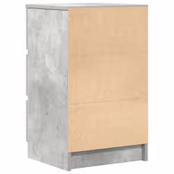vidaXL Bedside Cabinet with 3 Drawers Concrete Grey 39x35x65 cm bedside table - Additional view 7