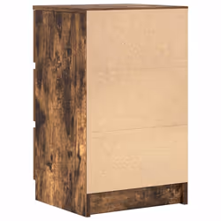 vidaXL Bedside Cabinet with 3 Drawers Smoked Oak 39x35x65 cm bedside table - Additional view 7