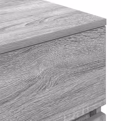vidaXL Bedside Cabinet with 3 Drawers Grey Sonoma 39x35x65 cm bedside table - Additional view 8