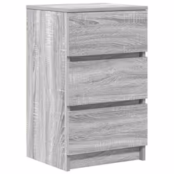 vidaXL Bedside Cabinets with 3 Drawers 2 pcs Grey Sonoma 39x35x65 cm - Additional view 4