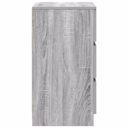 vidaXL Bedside Cabinets with 3 Drawers 2 pcs Grey Sonoma 39x35x65 cm - Additional view 7