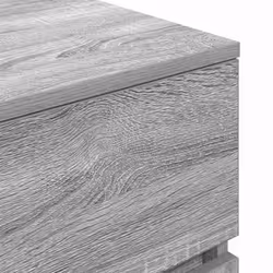 vidaXL Bedside Cabinets with 3 Drawers 2 pcs Grey Sonoma 39x35x65 cm - Additional view 9