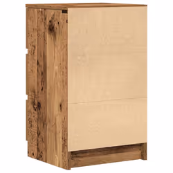 vidaXL Bedside Cabinet with 3 Drawers Old Wood 39x35x65 cm bedside table - Additional view 7