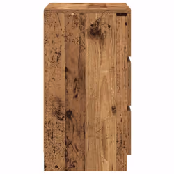 vidaXL Bedside Cabinets with 3 Drawers 2 pcs Old Wood 39x35x65 cm - Additional view 7