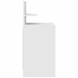 vidaXL Bedside Cabinets with 2 Drawers 2 pcs Concrete Grey 38x34x80 cm - white, 1 pcs - Additional view 6