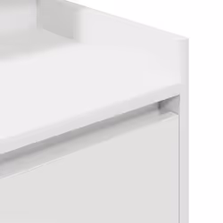 vidaXL Bedside Cabinets with 2 Drawers 2 pcs Concrete Grey 38x34x80 cm - white, 1 pcs - Additional view 8