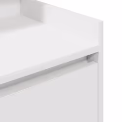 vidaXL Bedside Cabinets with 2 Drawers 2 pcs Concrete Grey 38x34x80 cm - white, 2 pcs - Additional view 9