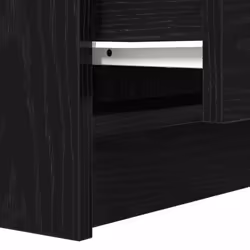 vidaXL Bedside Cabinets with 2 Drawers 2 pcs Concrete Grey 38x34x80 cm - black, 2 pcs - Additional view 10