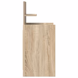 vidaXL Bedside Cabinets with 2 Drawers 2 pcs Concrete Grey 38x34x80 cm - sonoma oak, 1 pcs - Additional view 6
