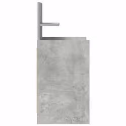 vidaXL Bedside Cabinets with 2 Drawers 2 pcs Concrete Grey 38x34x80 cm - concrete grey, 1 pcs - Additional view 6
