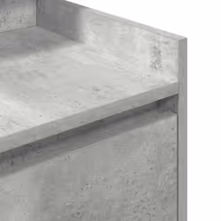vidaXL Bedside Cabinets with 2 Drawers 2 pcs Concrete Grey 38x34x80 cm - concrete grey, 1 pcs - Additional view 8