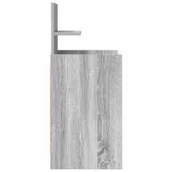 vidaXL Bedside Cabinets with 2 Drawers 2 pcs Concrete Grey 38x34x80 cm - grey sonoma, 2 pcs - Additional view 7