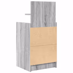 vidaXL Bedside Cabinets with 2 Drawers 2 pcs Concrete Grey 38x34x80 cm - grey sonoma, 2 pcs - Additional view 8