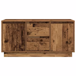 vidaXL TV Cabinet with LED Lights Old Wood 193.5x41x50 cm TV stand - old wood, 100 cm - Additional view 6