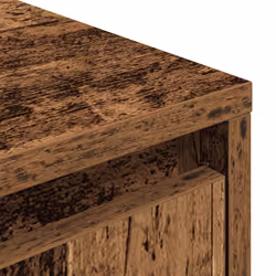vidaXL TV Cabinet with LED Lights Old Wood 193.5x41x50 cm TV stand - old wood, 100 cm - Additional view 9