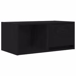 vidaXL TV Cabinet Sonoma Oak 80x31x25.5 cm Engineered Wood TV bench - black oak, 2 pcs/ 60 cm - Additional view 5