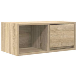 vidaXL TV Cabinet Sonoma Oak 80x31x25.5 cm Engineered Wood TV bench - sonoma oak, 1 pcs/ 60 cm