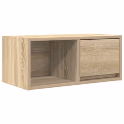 vidaXL TV Cabinet Sonoma Oak 80x31x25.5 cm Engineered Wood TV bench - sonoma oak, 2 pcs/ 60 cm - Additional view 5