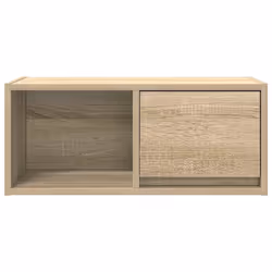 vidaXL TV Cabinet Sonoma Oak 80x31x25.5 cm Engineered Wood TV bench - sonoma oak, 2 pcs/ 60 cm - Additional view 6