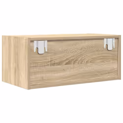 vidaXL TV Cabinet Sonoma Oak 80x31x25.5 cm Engineered Wood TV bench - sonoma oak, 2 pcs/ 60 cm - Additional view 8