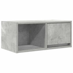 vidaXL TV Cabinet Sonoma Oak 80x31x25.5 cm Engineered Wood TV bench - concrete grey, 1 pcs/ 60 cm