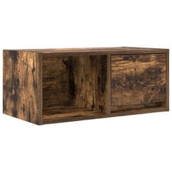 vidaXL TV Cabinet Sonoma Oak 80x31x25.5 cm Engineered Wood TV bench - smoked oak, 1 pcs/ 60 cm