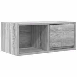 vidaXL TV Cabinet Sonoma Oak 80x31x25.5 cm Engineered Wood TV bench - grey sonoma, 1 pcs/ 60 cm