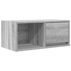 vidaXL TV Cabinet Sonoma Oak 80x31x25.5 cm Engineered Wood TV bench - grey sonoma, 1 pcs/ 60 cm