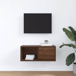 vidaXL TV Cabinet Sonoma Oak 80x31x25.5 cm Engineered Wood TV bench - brown oak, 1 pcs/ 60 cm