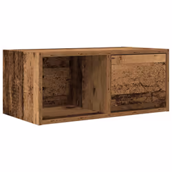 vidaXL TV Cabinet Sonoma Oak 80x31x25.5 cm Engineered Wood TV bench - old wood, 1 pcs/ 60 cm