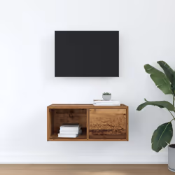 vidaXL TV Cabinet Sonoma Oak 80x31x25.5 cm Engineered Wood TV bench - old wood, 1 pcs/ 60 cm