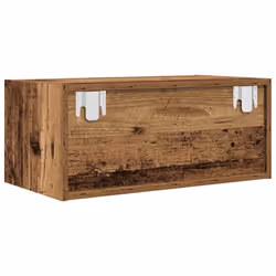 vidaXL TV Cabinet Sonoma Oak 80x31x25.5 cm Engineered Wood TV bench - old wood, 1 pcs/ 60 cm - Additional view 7