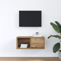 vidaXL TV Cabinet Sonoma Oak 80x31x25.5 cm Engineered Wood TV bench - artisan oak, 1 pcs/ 60 cm