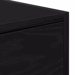vidaXL TV Cabinet Sonoma Oak 80x31x25.5 cm Engineered Wood TV bench - black oak, 2 pcs/ 80 cm - Additional view 10