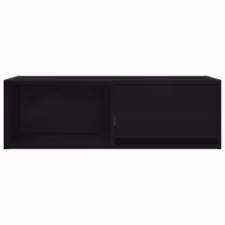 vidaXL TV Cabinet Sonoma Oak 80x31x25.5 cm Engineered Wood TV bench - black oak, 2 pcs/ 80 cm - Additional view 6