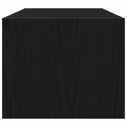 vidaXL TV Cabinet Sonoma Oak 80x31x25.5 cm Engineered Wood TV bench - black oak, 2 pcs/ 80 cm - Additional view 7
