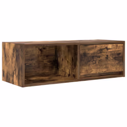 vidaXL TV Cabinet Sonoma Oak 80x31x25.5 cm Engineered Wood TV bench - smoked oak, 1 pcs/ 80 cm