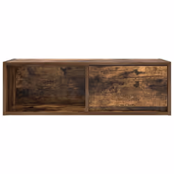 vidaXL TV Cabinet Sonoma Oak 80x31x25.5 cm Engineered Wood TV bench - smoked oak, 1 pcs/ 80 cm - Additional view 5
