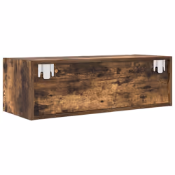 vidaXL TV Cabinet Sonoma Oak 80x31x25.5 cm Engineered Wood TV bench - smoked oak, 1 pcs/ 80 cm - Additional view 7