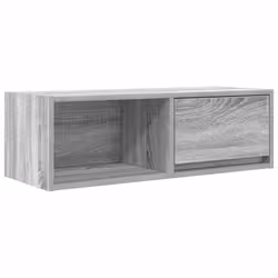vidaXL TV Cabinet Sonoma Oak 80x31x25.5 cm Engineered Wood TV bench - grey sonoma, 1 pcs/ 80 cm