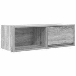 vidaXL TV Cabinet Sonoma Oak 80x31x25.5 cm Engineered Wood TV bench - grey sonoma, 1 pcs/ 80 cm
