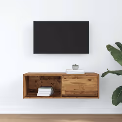 vidaXL TV Cabinet Sonoma Oak 80x31x25.5 cm Engineered Wood TV bench - old wood, 1 pcs/ 80 cm