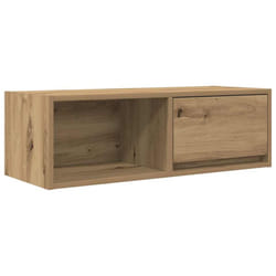 vidaXL TV Cabinet Sonoma Oak 80x31x25.5 cm Engineered Wood TV bench - artisan oak, 1 pcs/ 80 cm