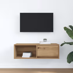 vidaXL TV Cabinet Sonoma Oak 80x31x25.5 cm Engineered Wood TV bench - artisan oak, 1 pcs/ 80 cm