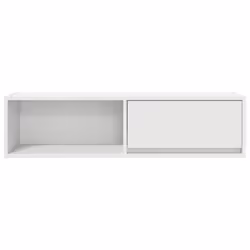 vidaXL TV Cabinet Sonoma Oak 80x31x25.5 cm Engineered Wood TV bench - white, 1 pcs/ 100 cm - Additional view 5